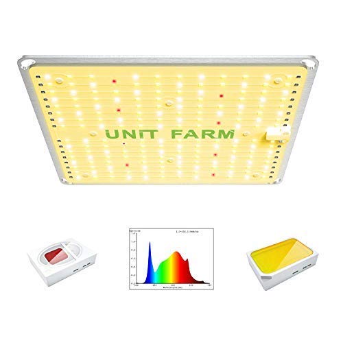 Grow Light, UNIT FARM UF1000 LED Grow Lights Full Spectrum, OSRAM Diodes Include IR, Detached Driver for Stealth Grow, Hydroponic Grow Lamp for Indoor Plants Veg Clone 2x2FT Flower 1x1FT Coverage