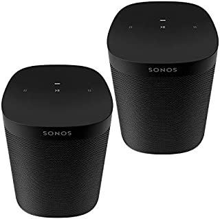 Two Room Set Sonos One SL - The Powerful Microphone-Free Speaker for Music and More - Black