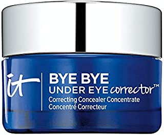 IT Cosmetics Bye Bye Under Eye Corrector, Light (W) - Lightweight, Hydrating Concealer - Covers Dark Circles, Bags, Age Spots & Discoloration - With Hydrolyzed Collagen - 0.17 oz