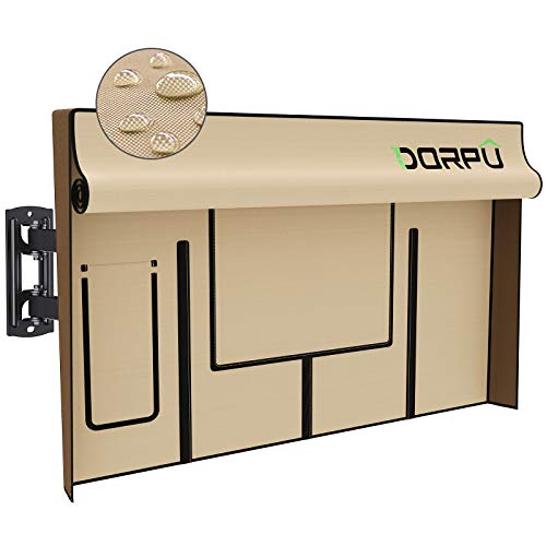 DORPU Outdoor TV Cover, 65 to 72 inches Bottom Seal Waterproof Universal Weatherproof Protector for Flat Screen TVs