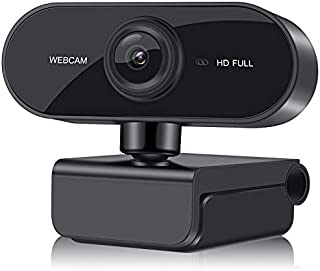 USB Camera, 1080P HD Webcam with Mic, PC Camera Plug and Play Web Camera for Laptop, Desktop, Computer, Windows, Mac OS, Video Calling, Video Streaming, Conference, Gaming, Online Classes