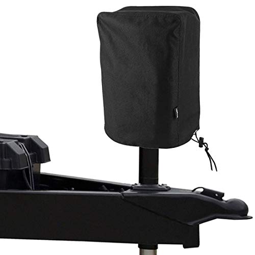 BougeRV 600D Polyester Electric Tongue Jack Cover RV Accessories Universal Trailer RV Electric Tongue Jack Protective Cover Camper Accessories for Outside (Large Size 14H x 5W x 10D)