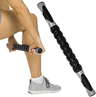 Vive Muscle Roller Stick - Body Massage for Deep Tissue - Massager for Sore Back, Neck, Leg, Foot, Arm, Yoga Exercise - Firm Rolling Tool for Workout, Runners, Athletes, Trigger Point Soreness Relief