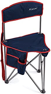 Lightspeed Outdoors Xtra Wide Nylon Ripstop Tripod Lightweight Folding Camping Sports Chair (Blue)