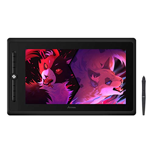 Artisul D16 PRO 15.6 Pen Display Graphics Drawing Monitor with Stand Battery-Free Pen,Supports 60°Tilt,1920 x 1080 FHD Graphic Drawing Tablet with Screen, Powerful On-The-go Performance