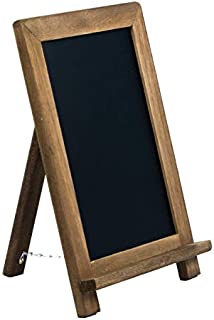 Tabletop Chalk Boards with Frame by VersaChalk (13x9, Porcelain, Magnetic) A Frame Chalk Board Sign for Business, Bistro Bar, Sandwich Menu, Sidewalk, Parties, Classroom, Wedding