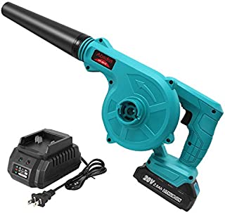 Abeden Cordless Leaf Blower,2-in-1 Electric Handheld Sweeper/Vacuum 20V 2.0 Ah Lithium Battery for Blowing Leaf,Cleaning Dust & Small Trash,Car,Computer Host,Hard to Clean Corner