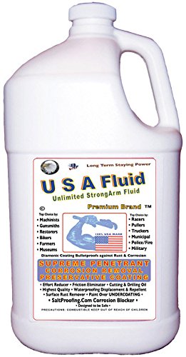 Strong Arm USAfluid Brand Conditioning Fluid Rust Remover Supreme Penetrating & Gun Oil Machinery Preservative Bulk Gallon