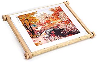 Needlepoint Embroidery Tapestry Scroll Frame Made of Organic Beech, Wooden Cross Stitch Frame, Needlepoint Holder, Stitching Frame (9.8