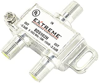 Extreme 2 Way HD Digital 1Ghz High Performance Coax Cable Splitter BDS102H