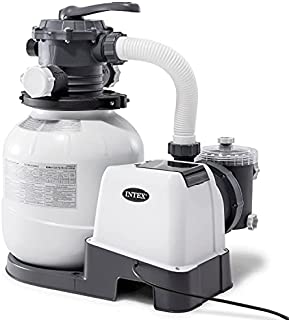 Intex Recreational Inc. 26645EG Intex-2100 Gph Sand Filter Pump W/GFCI (110-120 Volt) Pool, 12 in, light grey