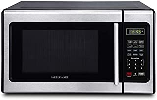 Farberware Classic FMO09AHTBKD Classic 0.9 Cu. Ft. 900-Watt Microwave Oven with LED Lighting, Stainless Steel