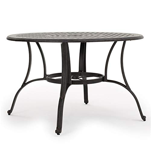 Christopher Knight Home Alfresco Outdoor Cast Aluminum Circular Dining Table, Bronze