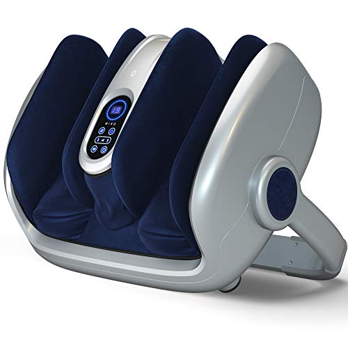 Miko Foot Massager Shiatsu Machine With Multi-Pressure Settings, Vibration, Deep-Kneading, Heat and Wireless Remote- Alleviate Discomfort From Plantar Fasciitis, Neuropathy, Diabetes Fits Up To Size15