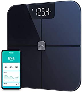 Wyze Scale, Bluetooth Body Fat Scale and Body Weight Composition BMI Smart Scale, Digital Display, Heart Rate Monitor Tracker, Wireless Body Fat Percentage Tracker, Analyze with Smartphone App, Black