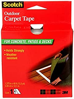 Scotch Outdoor Carpet Tape for Concrete, Patios & Decks, 1.3 inches x 13 yards, CT3010, 1 Roll