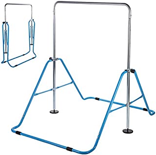 WV WONDER VIEW Kids Gymnastics Bar, Bars Gymnastics for Home, Kip Bars Gymnastics with Adjustable Height, Horizontal Bar for Kids 4-10 Years