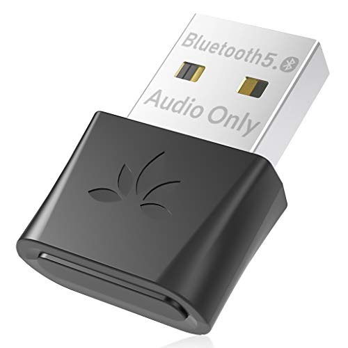 Avantree DG80 PS4 PS5 Bluetooth 5.0 Dongle Adapter, aptX Low Latency, Plug & Play, USB Audio Adapter for PC Computer Laptop Mac Linux Headset Speaker, Ideal for Music, Calls, Games, Movie (Audio Only)