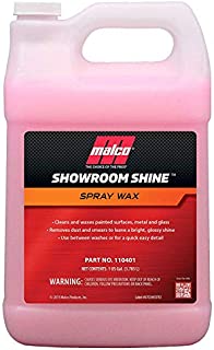 Malco Showroom Shine Spray Car Wax  Best Car Wax Spray for Professional Finish/Easy to Use Instant Detailer Spray/Cleans and Waxes Painted Surfaces, Metal and Glass / 1 Gallon (110401)