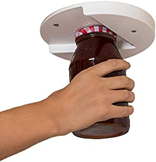 The Grip Jar Opener: The Original Under Cabinet Lid Opener, Since 1977, Opens Any Size/Type of Lid Effortlessly, Perfect for Arthritis, Weak Hands, and Seniors