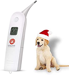 Hurinan Animal Electronic Ehermometer Pet Thermometer Digital Thermometer is a Fast Rectal Thermometer for Dogs,Horse, Cats, Pigs,Sheep