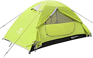 Bessport Backpacking Tent for 2 Person, Lightweight Camping Tent with Two Doors Easy Setup Waterproof Tent for Outdoor, Hiking Mountaineering Travel