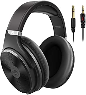 OneOdio Wired Headphones - Over Ear Headphones with Noise Isolation Dual Jack Professional Studio Monitor & Mixing Recording Headphones for Guitar Amp Drum Keyboard Podcast PC Computer