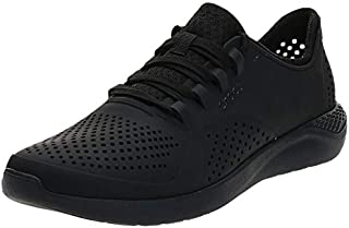 Crocs Men's LiteRide Pacer Sneaker, Black, 11 M US