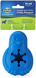 PetSafe Freezable Treat Holding Chilly Penguin Dog Toy, Small