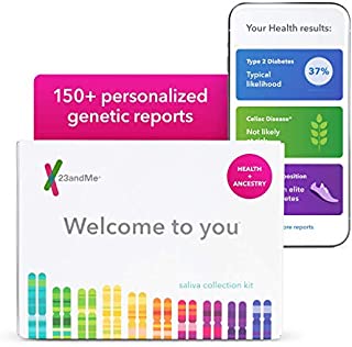 23andMe Health + Ancestry Service: Personal Genetic DNA Test Including Health Predispositions, Carrier Status, Wellness, and Trait Reports (Before You Buy See Important Test Info Below)