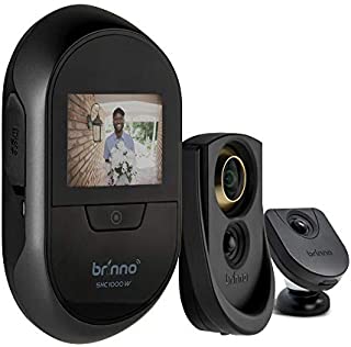 Brinno Duo SHC1000W Safe Smart Home Security Concealed Peephole Camera 12mm Size Remote Access DIY Install Data Privacy