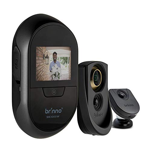 Brinno Duo SHC1000W Safe Smart Home Security Concealed Peephole Camera 12mm Size Remote Access DIY Install Data Privacy