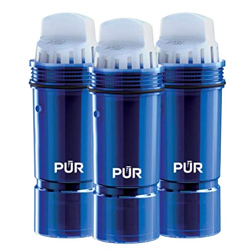 PUR Water Pitcher Replacement Filter with Lead Reduction, 3 Pack, Blue