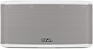 RIVA FESTIVAL Smart Speaker Mid-Size Wireless for Multi-Room music streaming and voice control works with Google Assistant (White)