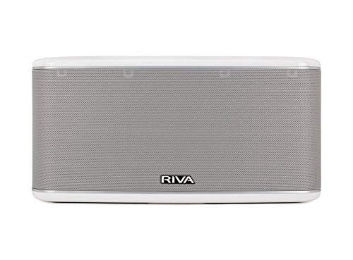 RIVA FESTIVAL Smart Speaker Mid-Size Wireless for Multi-Room music streaming and voice control works with Google Assistant (White)