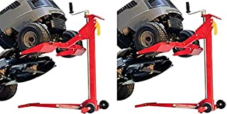 MoJack EZ Max - Residential Riding Lawn Mower Lift, 450lb Lifting Capacity, Fits Most Residential & Ztr Mowers, Folds Flat For Easy Storage, Use for Mower Maintenance Or Repair (2)