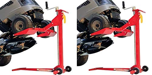 MoJack EZ Max - Residential Riding Lawn Mower Lift, 450lb Lifting Capacity, Fits Most Residential & Ztr Mowers, Folds Flat For Easy Storage, Use for Mower Maintenance Or Repair (2)