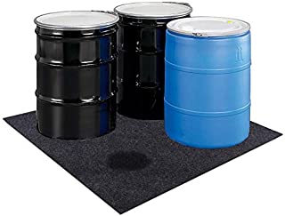 Under The Storage Drums Mat,Rain Barrel Mat,Battery Fluid Drums Mat,Salvage Drum Mat,Floor Protector,Absorbent Material,Waterproof Layer,Anti-Slip,Durable and Machine Washable (36inches x 36inches)