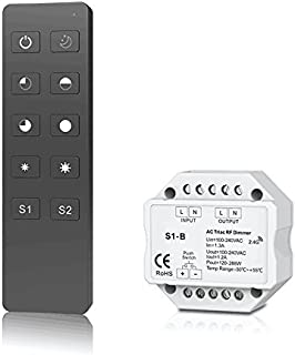 100-240VAC AC Triac RF Push Dimmer and Switch Knx-N Bus High Power Amplifier AC Triac Led Dimmer Controller for Led Downlight Dimmable