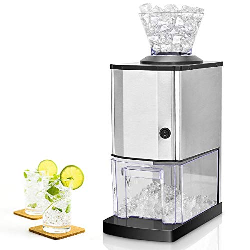 Nightcore Electric Ice Crusher, Ice Shaved Machine with Stainless Steel, Ice Shaver Ice Crusher Idea for Home, Party and Gathering