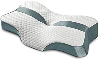 Trobing Cervical Pillow for Neck Pain - Contour Memory Foam Orthopedic Pillow, Ergonomic Neck Pillow, Deep Sleep for Side Sleepers, Back and Stomach Sleepers (Queen Size)