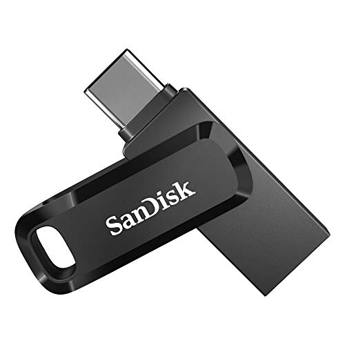 SanDisk 256GB Ultra Dual Drive Go USB Type-C Flash Drive, Black - SDDDC3-256G-G46