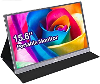 2021 4K Portable Monitor - NexiGo Premium 15.6 Inch Ultra HD 2160P IPS USB Type-C Computer Display, Eye Care Screen with HDMI/USB-C VESA for Laptop PC/MAC/PS4/Xbox/Switch/Phone Included Black Cover