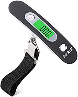pack all Digital Luggage Scale, Travel Luggage Weight Scale with Backlit LCD Display, 88 lbs, Battery Included