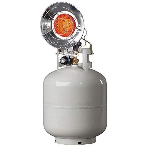 Mr. Heater Tank-Top Propane Heater - Single Burner, 15,000 BTU, Electronic Ignition, Model# MH15TS