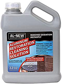 AL-NEW Aluminum Restoration Cleaning Solution | Clean & Restore Patio Furniture, Stainless Steel, and Other Household Metal Surfaces (32 oz.)