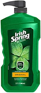 Irish Spring Men's Body Wash Pump, Original - 32 Fluid Ounce