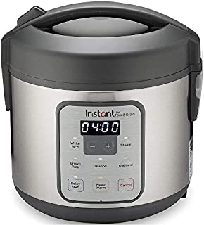 Instant Zest 8 Cup Rice Cooker, Steamer, Cooks Rice, Grains, Quinoa and Oatmeal, No Pressure Cooking Functionality