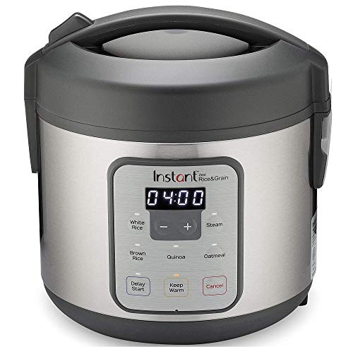 Instant Zest 8 Cup Rice Cooker, Steamer, Cooks Rice, Grains, Quinoa and Oatmeal, No Pressure Cooking Functionality