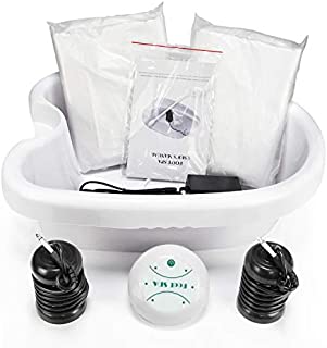 Ionic Foot Bath Detox Machine, Ionic Foot Cleanse Ion Detox Foot Bath Spa Machine With 200 Pcs Tub liners, Foot Basin